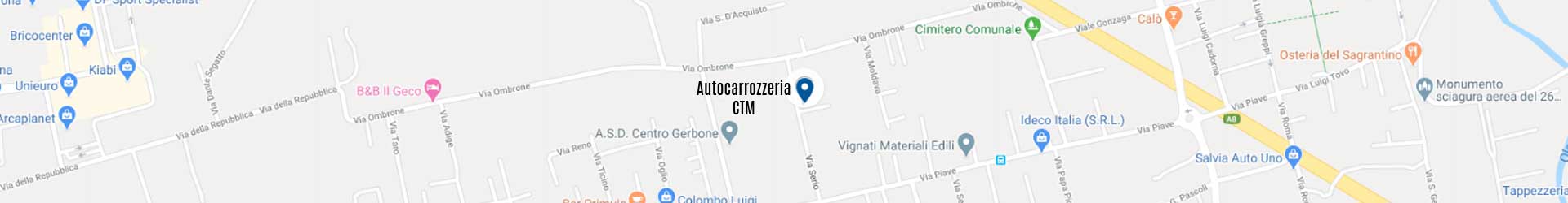 Mappa Google Autocarrozzeria CTM